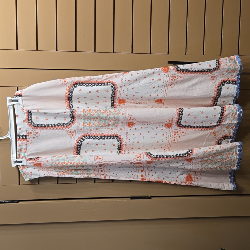 DAMSON MADDER Hyan Printed Cotton/Blend Skirt EU Size 16 /US Size 12 (see Meas - Picture 12 of 14